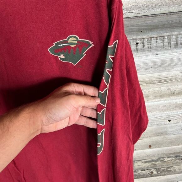 Vintage Minnesota Wild Long Sleeve Shirt - Picture 3 of 7